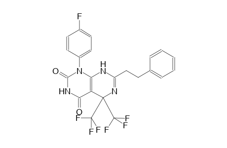 1-(4-fluorophenyl)-7-(2-phenylethyl)-5,5-bis(trifluoromethyl)-5,8-dihydropyrimido[4,5-d]pyrimidine-2,4(1H,3H)-dione