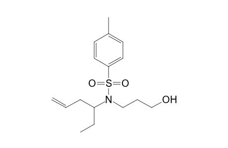 N-(Hex-5-en-3-yl)-N-(3-hydroxypropyl)-p-toluenesulfonamide
