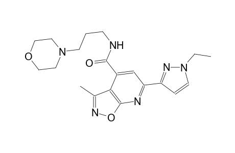 isoxazolo[5,4-b]pyridine-4-carboxamide, 6-(1-ethyl-1H-pyrazol-3-yl)-3-methyl-N-[3-(4-morpholinyl)propyl]-