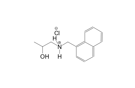 2-hydroxy-N-(1-naphthylmethyl)-1-propanaminium chloride