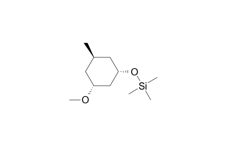 Silane, [(3-methoxy-5-methylcyclohexyl)oxy]trimethyl-, (1.alpha.,3.alpha.,5.beta.)-