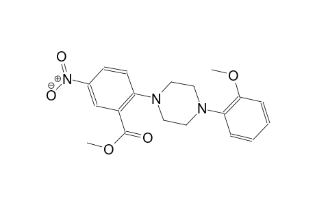 benzoic acid, 2-[4-(2-methoxyphenyl)-1-piperazinyl]-5-nitro-, methyl ester