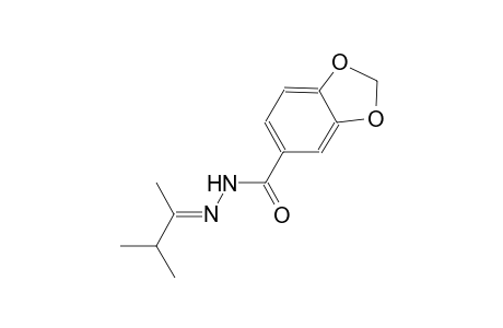 N'-[(E)-1,2-dimethylpropylidene]-1,3-benzodioxole-5-carbohydrazide