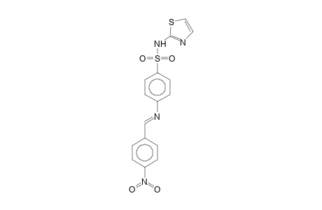 4-(4-Nitrobenzylideneamino)-N-(2-thiazolyl)benzenesulfonamide