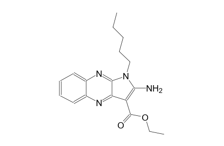 1H-pyrrolo[2,3-b]quinoxaline-3-carboxylic acid, 2-amino-1-pentyl-, ethyl ester