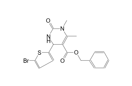 Benzyl 4-(5-bromo-2-thienyl)-1,6-dimethyl-2-oxo-1,2,3,4-tetrahydro-5-pyrimidinecarboxylate