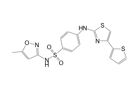 benzenesulfonamide, N-(5-methyl-3-isoxazolyl)-4-[[4-(2-thienyl)-2-thiazolyl]amino]-