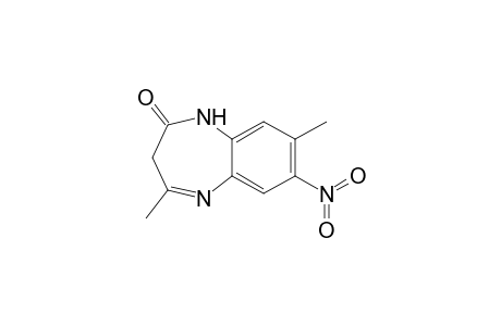 4,8-Dimethyl-7-nitro-1,3-dihydro-1,5-benzodiazepin-2-one