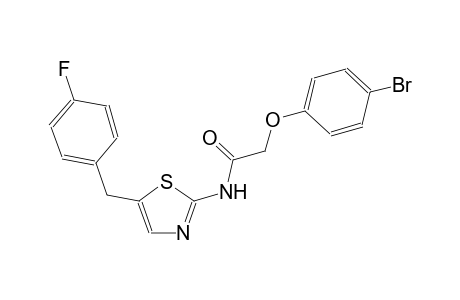 acetamide, 2-(4-bromophenoxy)-N-[5-[(4-fluorophenyl)methyl]-2-thiazolyl]-