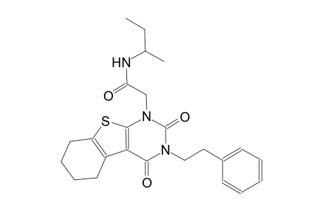 N-(sec-butyl)-2-(2,4-dioxo-3-(2-phenylethyl)-3,4,5,6,7,8-hexahydro[1]benzothieno[2,3-d]pyrimidin-1(2H)-yl)acetamide