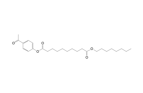 Sebacic acid, 4-acetylphenyl octyl ester