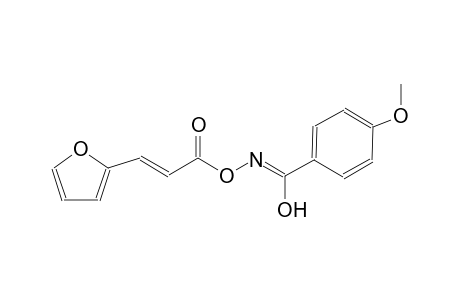 benzenecarboximidic acid, N-[[(2E)-3-(2-furanyl)-1-oxo-2-propenyl]oxy]-4-methoxy-