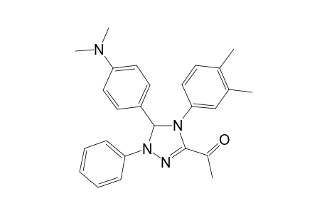 Ethanone, 1-[4,5-dihydro-5-(4-dimethylaminophenyl)-4-(3,4-dimethylphenyl)-1-phenyl-1H-1,2,4-triazol-3-yl]-