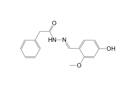 benzeneacetic acid, 2-[(E)-(4-hydroxy-2-methoxyphenyl)methylidene]hydrazide