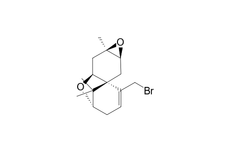 (2RS,5aRS,7RS,8SR,9aRS)-5-Bromomethyl-7,8-epoxy-2,3,5a,6,7,8,9,9a-octahydro-2,5-mehano-8,10,10-trimethyl-1-benzoxepin