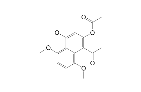 Ethanone, 1-[2-(acetyloxy)-4,5,8-trimethoxy-1-naphthalenyl]-