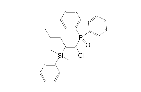 2-(n-Butyl)-2-(dimethylphenylsilyl)-1-chlorovinyl-(diphenyl)phosphine Oxide