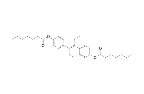 alpha,alpha'-diethyl-4,4-stilbenediol, diheptanoate