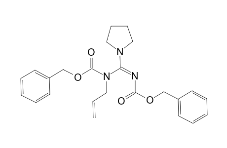 N1-Ally-N1,N2-bis(benzyloxycarbonyl)pyrrolidine-1-carboxamidine