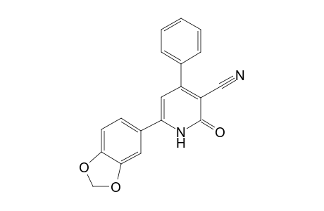 6-(1,3-Benzodioxol-5-yl)-2-oxo-4-phenyl-1,2-dihydro-3-pyridinecarbonitrile