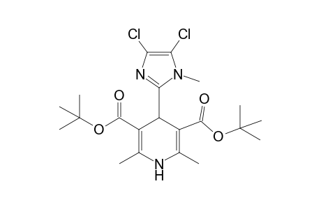 Di-tert-butyl-1,4-dihydro-2,6-dimethyl-4-(1-methyl-4,5-dichloroimidazole-2-yl)-3,5-pyridine dicarboxylate