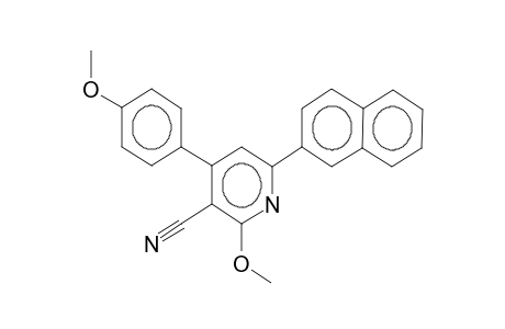 2-(2-naphthyl)-4-(4-methoxyphenyl)-5-cyano-6-methoxypyridine