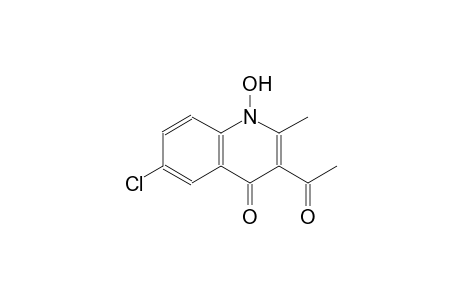 4(1H)-quinolinone, 3-acetyl-6-chloro-1-hydroxy-2-methyl-