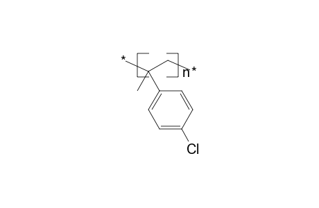 Poly(p-chloro-alpha-methylstyrene)