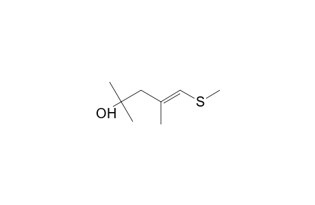 2,4-Dimethyl-5-methylthiopent-4-en-2-ol