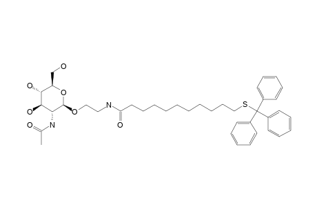 2-[(11-TRITYLSULFANYL-UNDECANOYL)-AMINO]-ETHYL-2-ACETAMIDO-2-DEOXY-BETA-D-GLUCOPYRANOSIDE