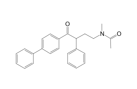 N-(4-(Biphenyl-4-yl)-4-oxo-3-phenylbutyl)-N-methylacetamide