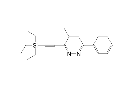 3-(2-Triethylsilylethynyl)-4-methyl-6-phenylpyridazine