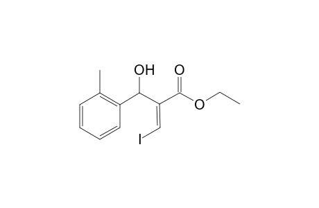 (E)-ethyl 2-(hydroxy(o-tolyl)methyl)-3-iodoacrylate