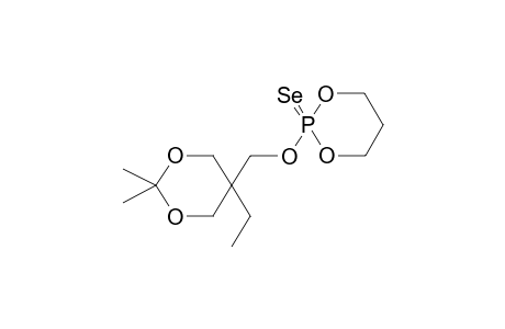 2-SELENO-2-(2,2-ISOPROPYLIDENEDI(HYDROXYMETHYL)BUTOXY-1)-1,3,2-DIOXAPHOSPHORINANE