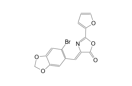 (4Z)-4-[(6-bromo-1,3-benzodioxol-5-yl)methylene]-2-(2-furyl)-1,3-oxazol-5(4H)-one