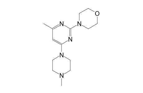 4-[4-methyl-6-(4-methyl-1-piperazinyl)-2-pyrimidinyl]morpholine