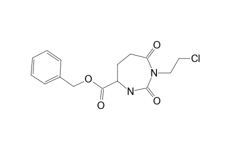 1-(2-CHLOROETHYL)-2,7-DIOXO-[1,3]-DIAZEPANE-4-CARBOXYLIC-ACID-BENZYLESTER