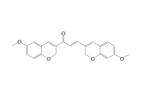 (E)-1-(6-METHOXY-2H-CHROMEN-3-YL)-3-(7-METHOXY-2H-CHROMEN-3-YL)-PROP-2-EN-1-ONE
