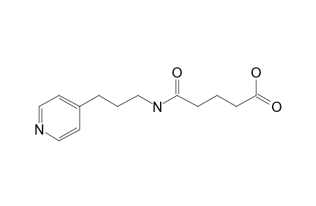 4-{[3-(Pyridin-4-yl)propyl]carbamoyl}butanoic acid