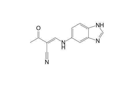 5-[(3'-Oxo-2'-cyanobut-1'-enyl)amino]-1H-(1,3)-benzodiazole