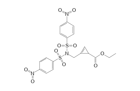 Ethyl 2-(N,N-bis-4-nitrophenylsulfonylamino)methylcycloprop-2-ene-1-carboxylate