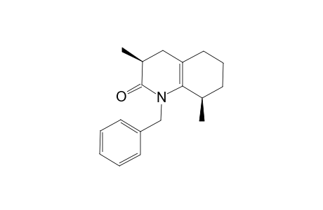cis-1-Benzyl-3,8-dimethyl-2-oxo-1,2,3,4,5,6,7,8-octahydroquinoline