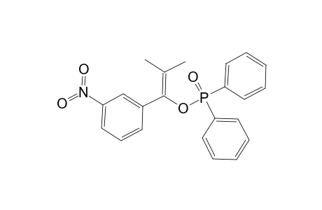 Phosphinic acid, diphenyl-, 2-methyl-1-(3-nitrophenyl)-1-propenyl ester