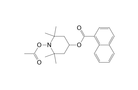 1-Naphthalenecarboxylic acid, 1-(acetyloxy)-2,2,6,6-tetramethyl-4-piperidinyl ester