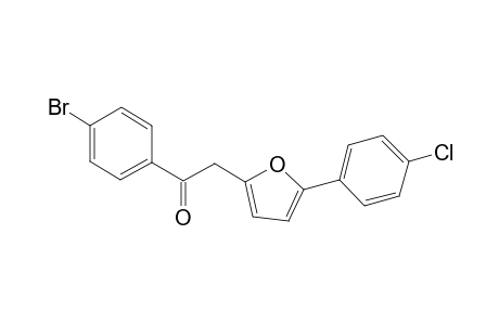 1-(4-Bromophenyl)-2-[5-(4-chlorophenyl)furan-2-yl]ethanone