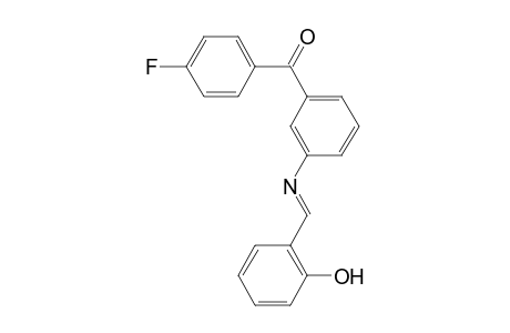 (4-Fluorophenyl)(3-([(E)-(2-hydroxyphenyl)methylidene]amino)phenyl)methanone