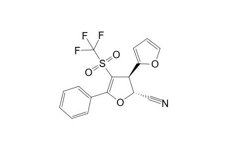 2-Cyano-3-furyl-4-trifluoromethylsulfonyl-5-phenyl-trans-2,3-dihydrofuran