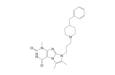 1H-imidazo[2,1-f]purine-2,4(3H,8H)-dione, 1,6,7-trimethyl-8-[3-[4-(phenylmethyl)-1-piperidinyl]propyl]-