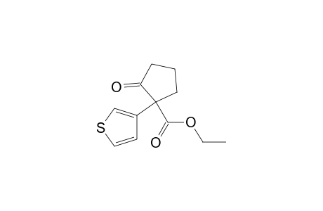 Cyclopentanecarboxylic acid, 2-oxo-1-(3-thienyl)-, ethyl ester
