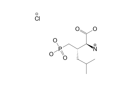 (2R,3S)-2-AMINO-3-ISOBUTYL-4-PHOSPHONOBUTANOIC-ACID-HYDROCHLORIDE